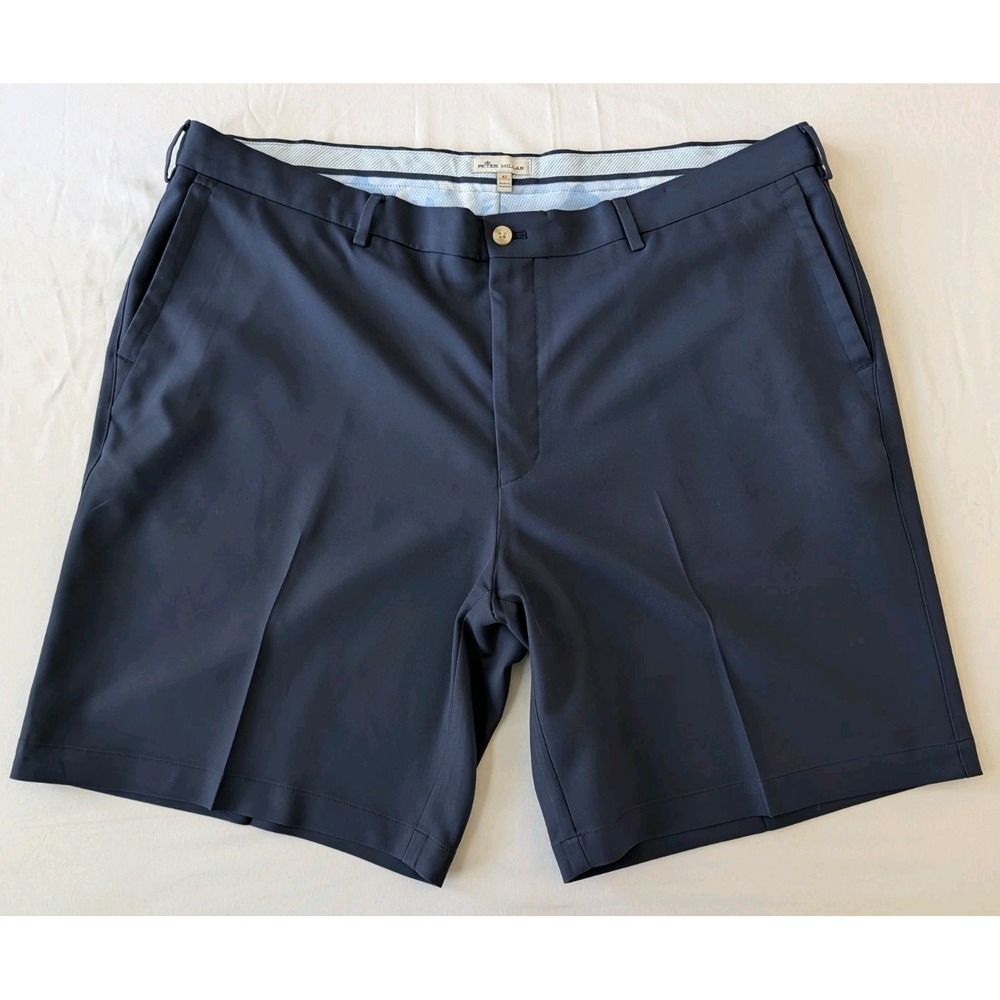Peter Millar Crown Crafted Performance Golf Shorts Men's 42Navy Blue EUC
